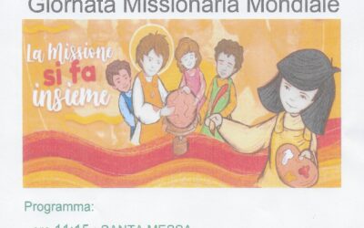 19 OTTOBRE 2025 – Giornata Missionaria Mondiale